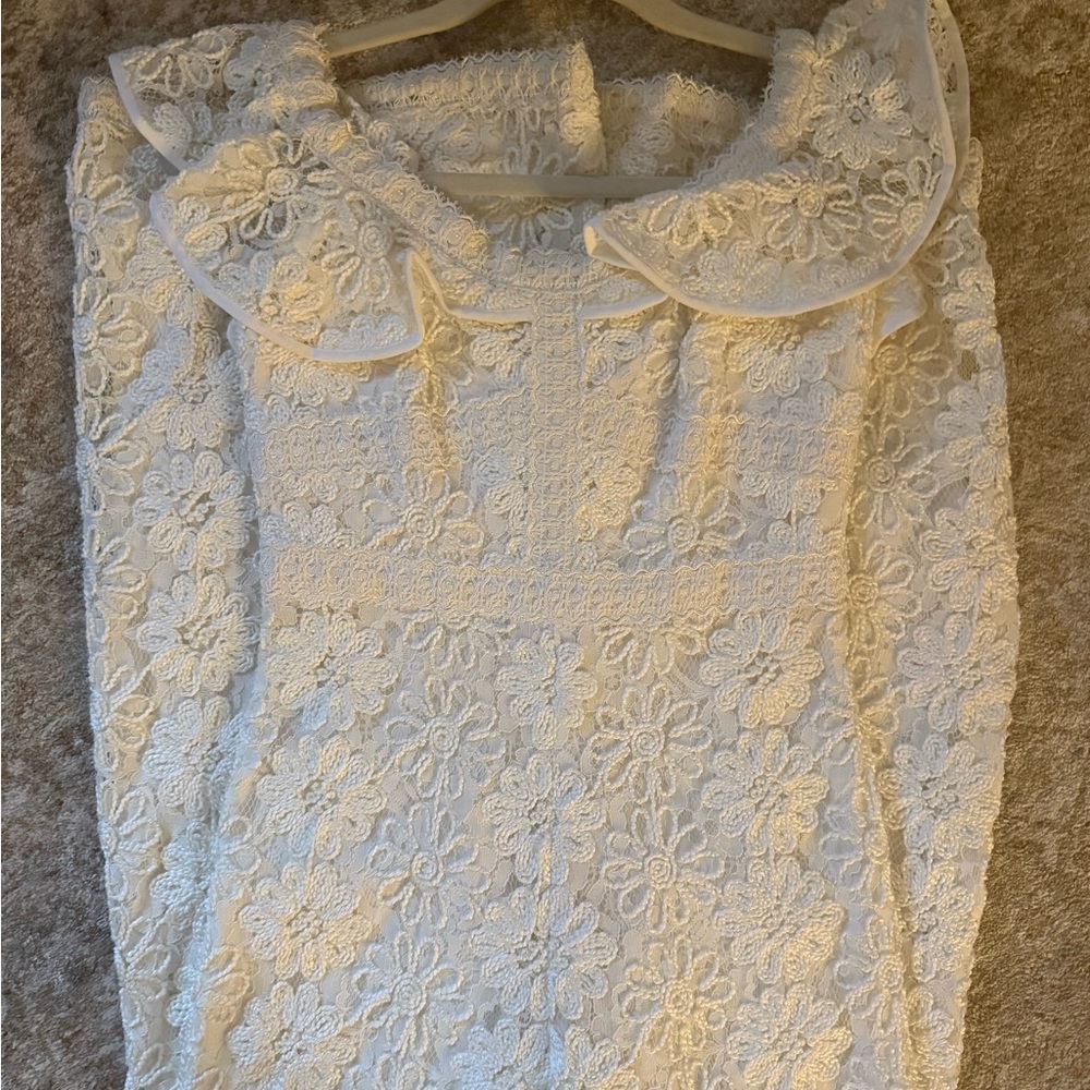 Alexis Cream Lace Jumpsuit - Picture 3 of 10